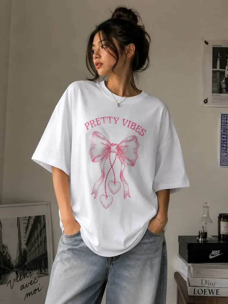Pretty Vibes Oversize Tshirt
