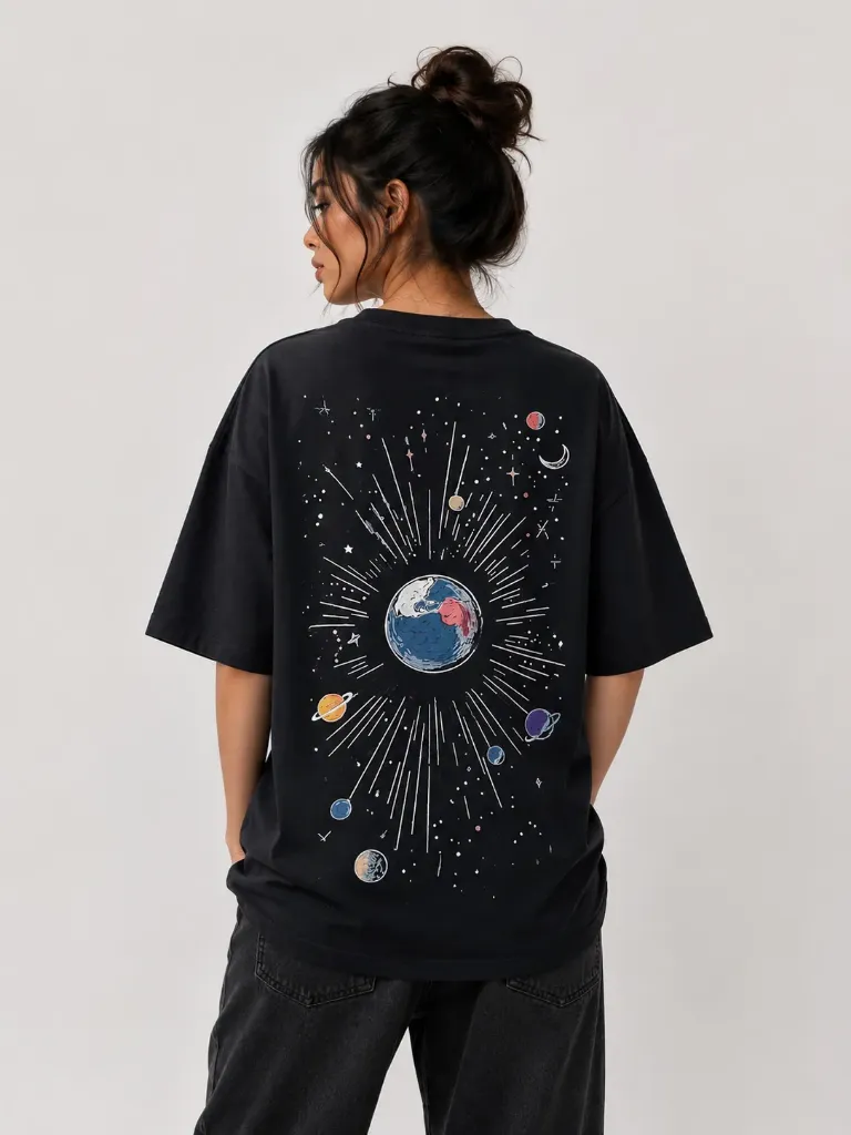 Cosmo Bloom Oversize tshirt