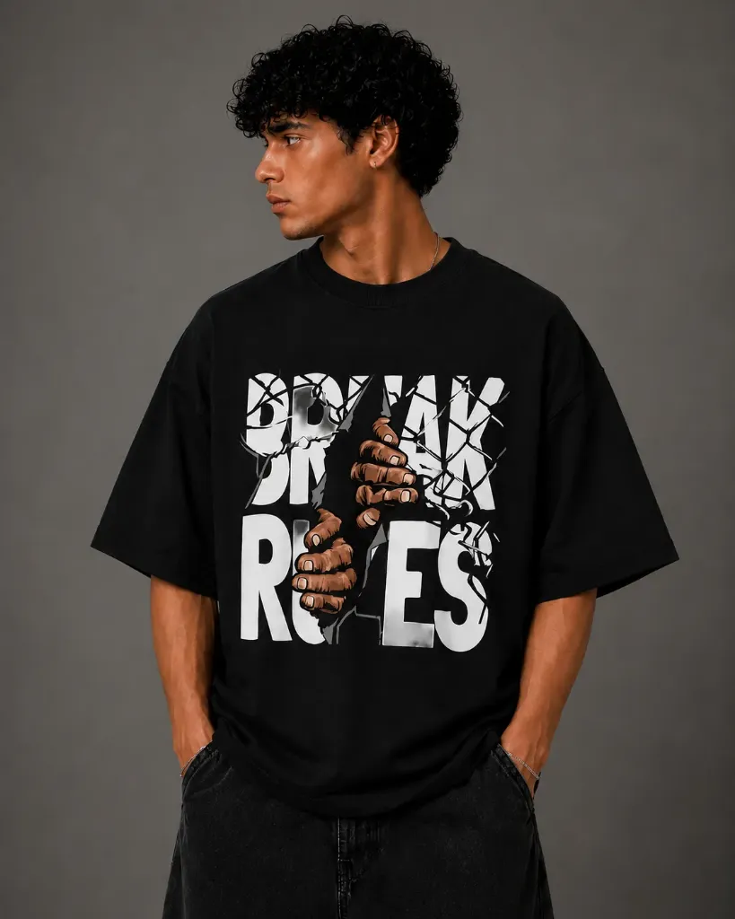 Break Rules Oversize Tshirt