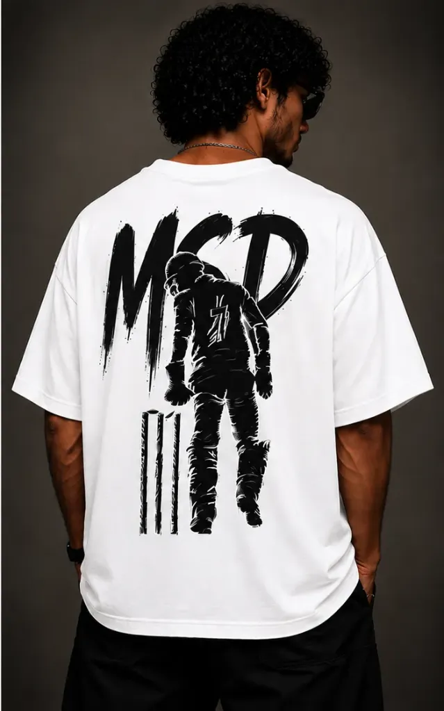 [MSD-White-Small] MSD Oversize Tshirt (White, Small)