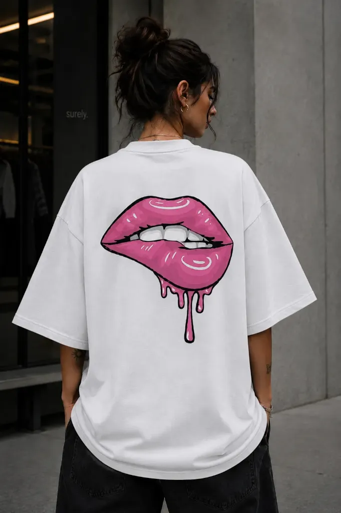 [Baby-White-Small] Baby Monster Oversize Tshirt (White, Small)