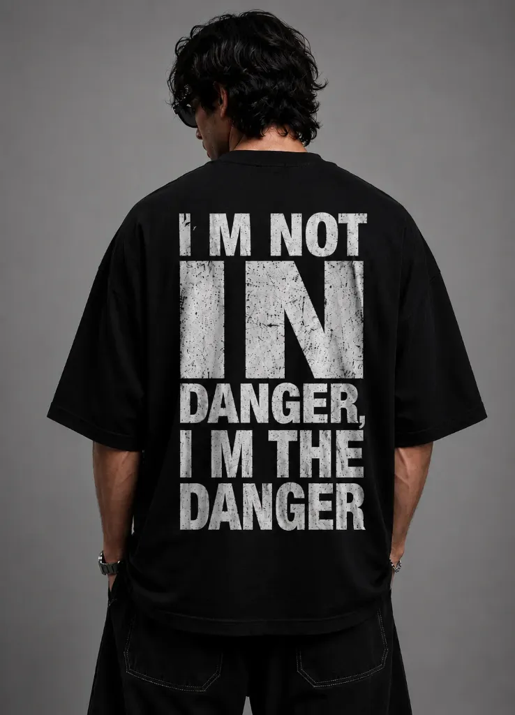 [Punisher-Black-Small] Punisher Oversize Tshirt (Black, Small)