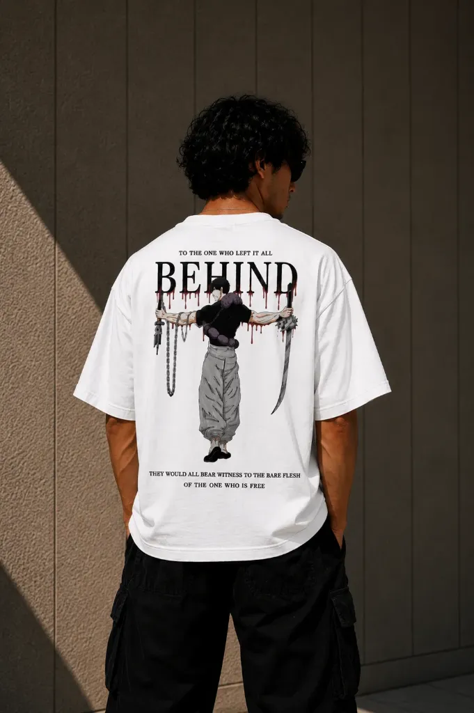 [Tojo-White-Small] Tojo Zenin Oversize Tshirt (White, Small)