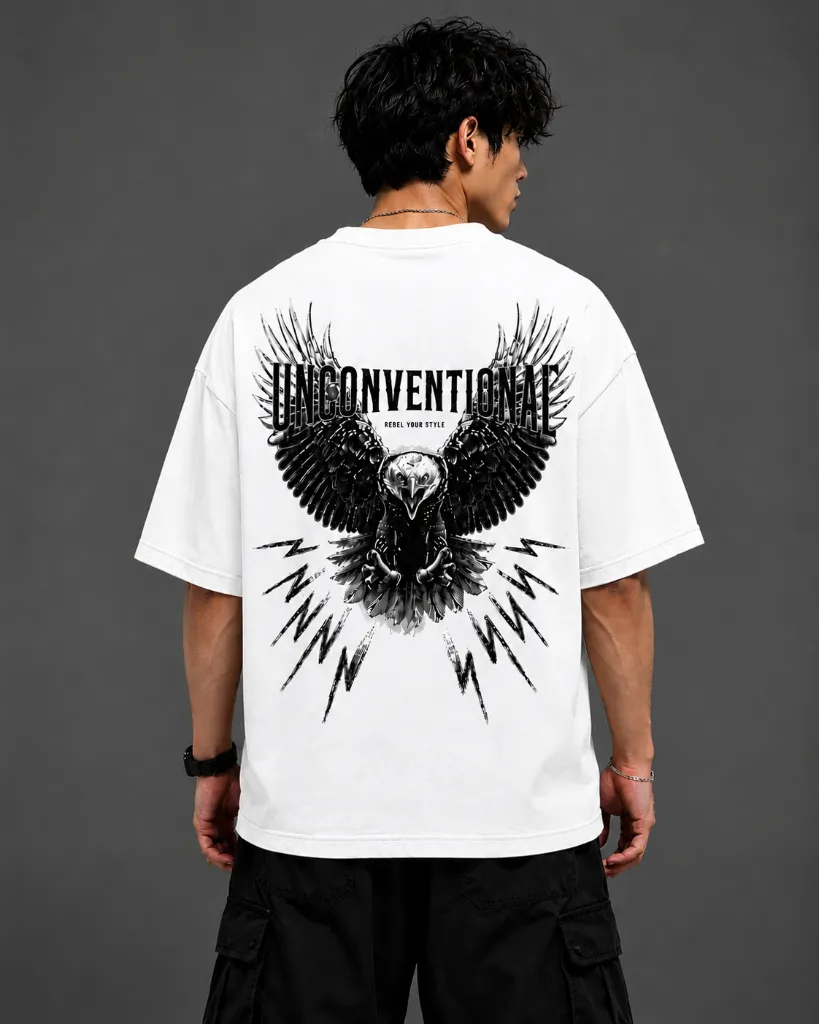 [Beast-White-Small] Beast Oversize Tshirt (White, Small)